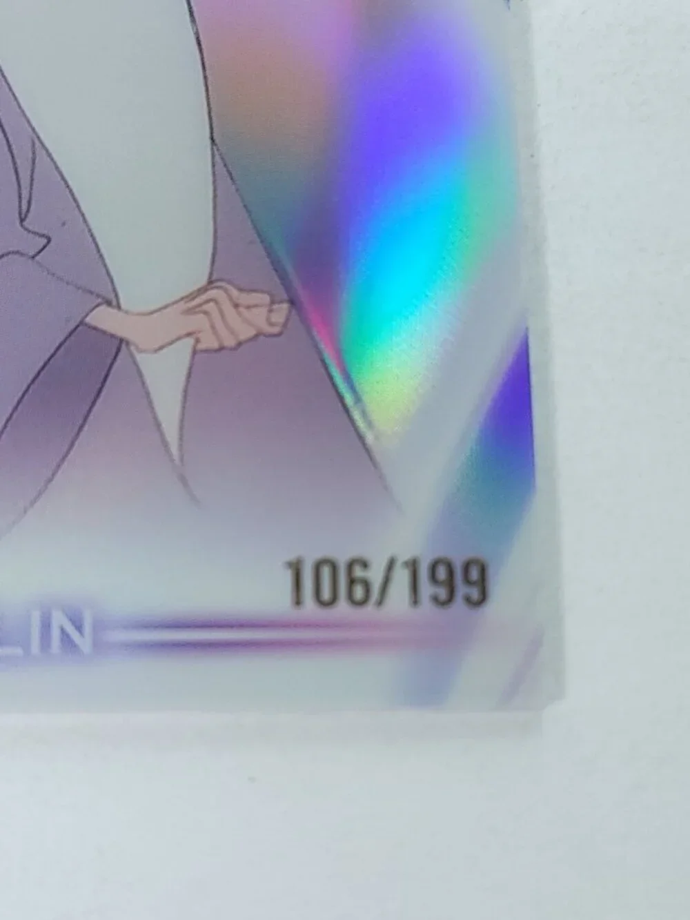 Merlin Topps 2026 Disney Neon Holo Chrome Refractor Limited 106/199 CNE